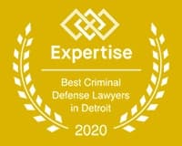 A badge naming Chapman Law Group for being one of the best criminal defense lawyers in 2020