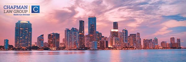 Image of the Miami skyline where our healthcare fraud lawyers practice.