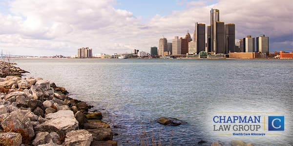 Image of Detroit Michigan where Chapman Law Group practices health care law.