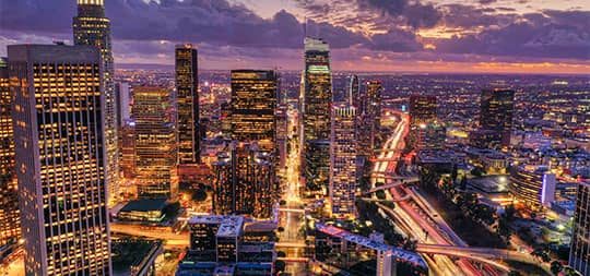 Los Angeles California skyline