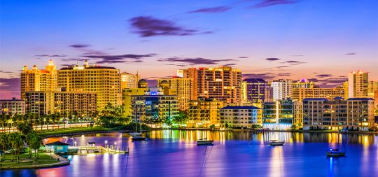 Sarasota Florida Skyline